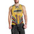 Mozambique Men Tank Top with Yellow Red Green Swirl Design and Independence Day - Wonder Print Shop