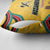 Mozambique Pillow Cover with Yellow Red Green Swirl Design and Independence Day - Wonder Print Shop