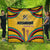 Mozambique Quilt with Yellow Red Green Swirl Design and Independence Day - Wonder Print Shop