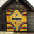 Mozambique Quilt with Yellow Red Green Swirl Design and Independence Day - Wonder Print Shop