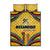 Mozambique Quilt Bed Set with Yellow Red Green Swirl Design and Independence Day - Wonder Print Shop