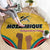 Mozambique Round Carpet with Yellow Red Green Swirl Design and Independence Day - Wonder Print Shop