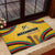 Mozambique Rubber Doormat with Yellow Red Green Swirl Design and Independence Day - Wonder Print Shop