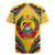 Mozambique Rugby Jersey with Yellow Red Green Swirl Design and Independence Day - Wonder Print Shop