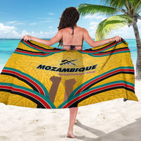 Mozambique Sarong with Yellow Red Green Swirl Design and Independence Day - Wonder Print Shop