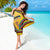 Mozambique Sarong with Yellow Red Green Swirl Design and Independence Day - Wonder Print Shop