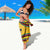 Mozambique Sarong with Yellow Red Green Swirl Design and Independence Day - Wonder Print Shop
