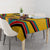 Mozambique Tablecloth with Yellow Red Green Swirl Design and Independence Day - Wonder Print Shop