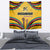 Mozambique Tapestry with Yellow Red Green Swirl Design and Independence Day - Wonder Print Shop