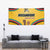 Mozambique Tapestry with Yellow Red Green Swirl Design and Independence Day - Wonder Print Shop