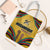 Mozambique Tote Bag with Yellow Red Green Swirl Design and Independence Day - Wonder Print Shop