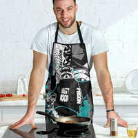Urban Rebel Raccoon Apron Grunge Graffiti Street Art Abstract Collage Pop Culture