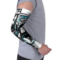 Urban Rebel Raccoon Arm Sleeves Grunge Graffiti Street Art Abstract Collage Pop Culture