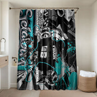 Urban Rebel Raccoon Bathroom Set Grunge Graffiti Street Art Abstract Collage Pop Culture