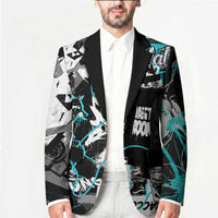 Urban Rebel Raccoon Blazer Grunge Graffiti Street Art Abstract Collage Pop Culture