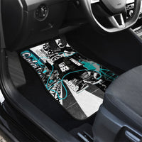 Urban Rebel Raccoon Car Mats Grunge Graffiti Street Art Abstract Collage Pop Culture