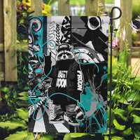 Urban Rebel Raccoon Garden Flag Grunge Graffiti Street Art Abstract Collage Pop Culture