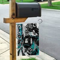 Urban Rebel Raccoon Garden Flag Grunge Graffiti Street Art Abstract Collage Pop Culture