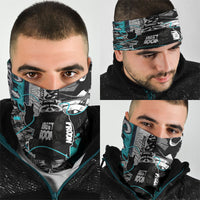 Urban Rebel Raccoon Neck Gaiter Grunge Graffiti Street Art Abstract Collage Pop Culture