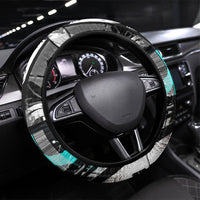 Urban Rebel Raccoon Steering Wheel Cover Grunge Graffiti Street Art Abstract Collage Pop Culture