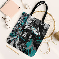 Urban Rebel Raccoon Tote Bag Grunge Graffiti Street Art Abstract Collage Pop Culture