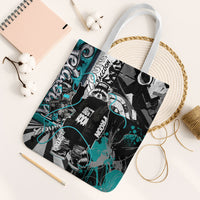Urban Rebel Raccoon Tote Bag Grunge Graffiti Street Art Abstract Collage Pop Culture