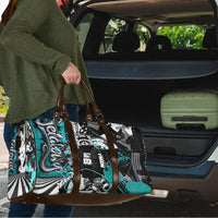 Urban Rebel Raccoon Travel Bag Grunge Graffiti Street Art Abstract Collage Pop Culture