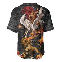 Bellerophon Vs Chimera Greek Mythology Baseball Jersey Pegasus Monster Battle Epic