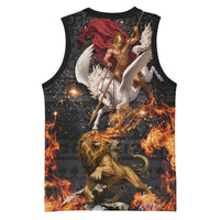 Bellerophon Vs Chimera Greek Mythology Basketball Jersey Pegasus Monster Battle Epic