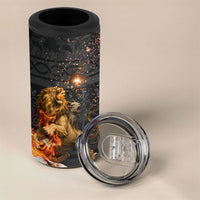 Bellerophon Vs Chimera Greek Mythology 4 in 1 Can Cooler Tumbler Pegasus Monster Battle Epic