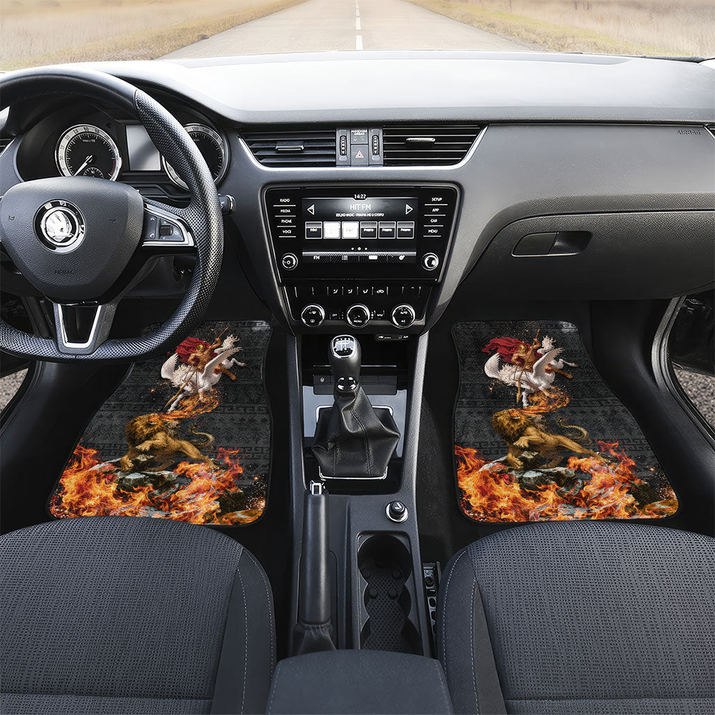 Bellerophon Vs Chimera Greek Mythology Car Mats Pegasus Monster Battle Epic