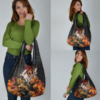 Bellerophon Vs Chimera Greek Mythology Grocery Bag Pegasus Monster Battle Epic