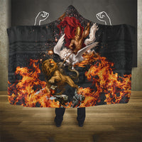 Bellerophon Vs Chimera Greek Mythology Hooded Blanket Pegasus Monster Battle Epic