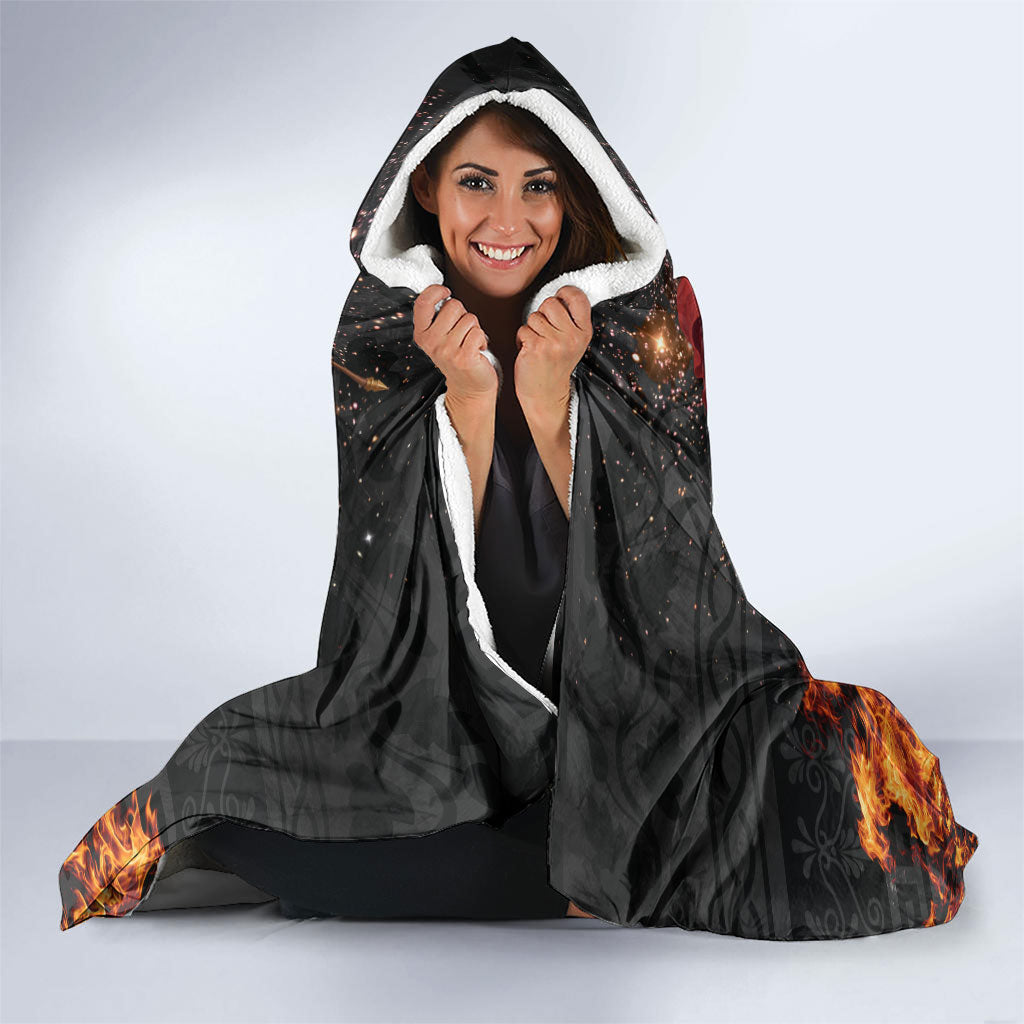Bellerophon Vs Chimera Greek Mythology Hooded Blanket Pegasus Monster Battle Epic