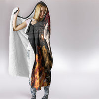 Bellerophon Vs Chimera Greek Mythology Hooded Blanket Pegasus Monster Battle Epic