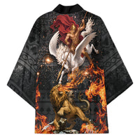 Bellerophon Vs Chimera Greek Mythology Kimono Pegasus Monster Battle Epic