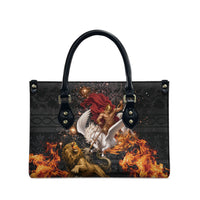 Bellerophon Vs Chimera Greek Mythology Leather Bag Pegasus Monster Battle Epic