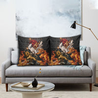 Bellerophon Vs Chimera Greek Mythology Pillow Cover Pegasus Monster Battle Epic