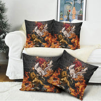 Bellerophon Vs Chimera Greek Mythology Pillow Cover Pegasus Monster Battle Epic
