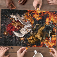 Bellerophon Vs Chimera Greek Mythology Puzzle Pegasus Monster Battle Epic