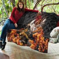 Bellerophon Vs Chimera Greek Mythology Quilt Pegasus Monster Battle Epic