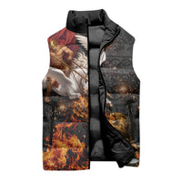 Bellerophon Vs Chimera Greek Mythology Sleeveless Puffer Jacket Pegasus Monster Battle Epic