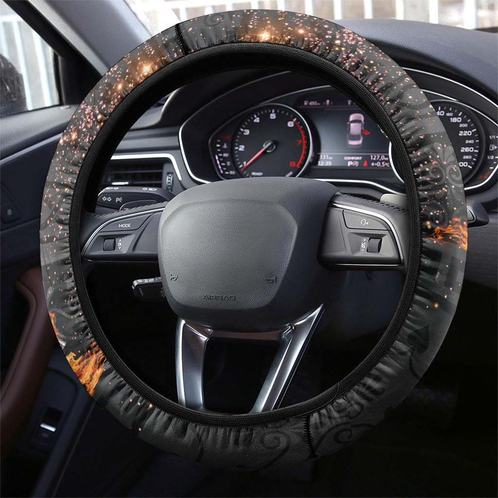 Bellerophon Vs Chimera Greek Mythology Steering Wheel Cover Pegasus Monster Battle Epic