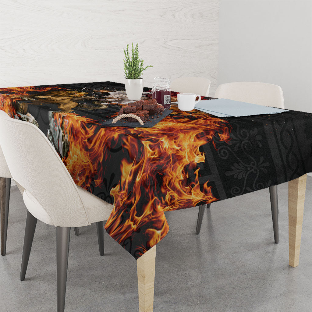 Bellerophon Vs Chimera Greek Mythology Tablecloth Pegasus Monster Battle Epic