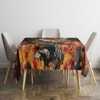 Bellerophon Vs Chimera Greek Mythology Tablecloth Pegasus Monster Battle Epic