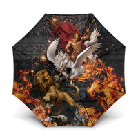 Bellerophon Vs Chimera Greek Mythology Umbrella Pegasus Monster Battle Epic
