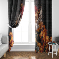 Bellerophon Vs Chimera Greek Mythology Window Curtain Pegasus Monster Battle Epic