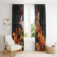 Bellerophon Vs Chimera Greek Mythology Window Curtain Pegasus Monster Battle Epic