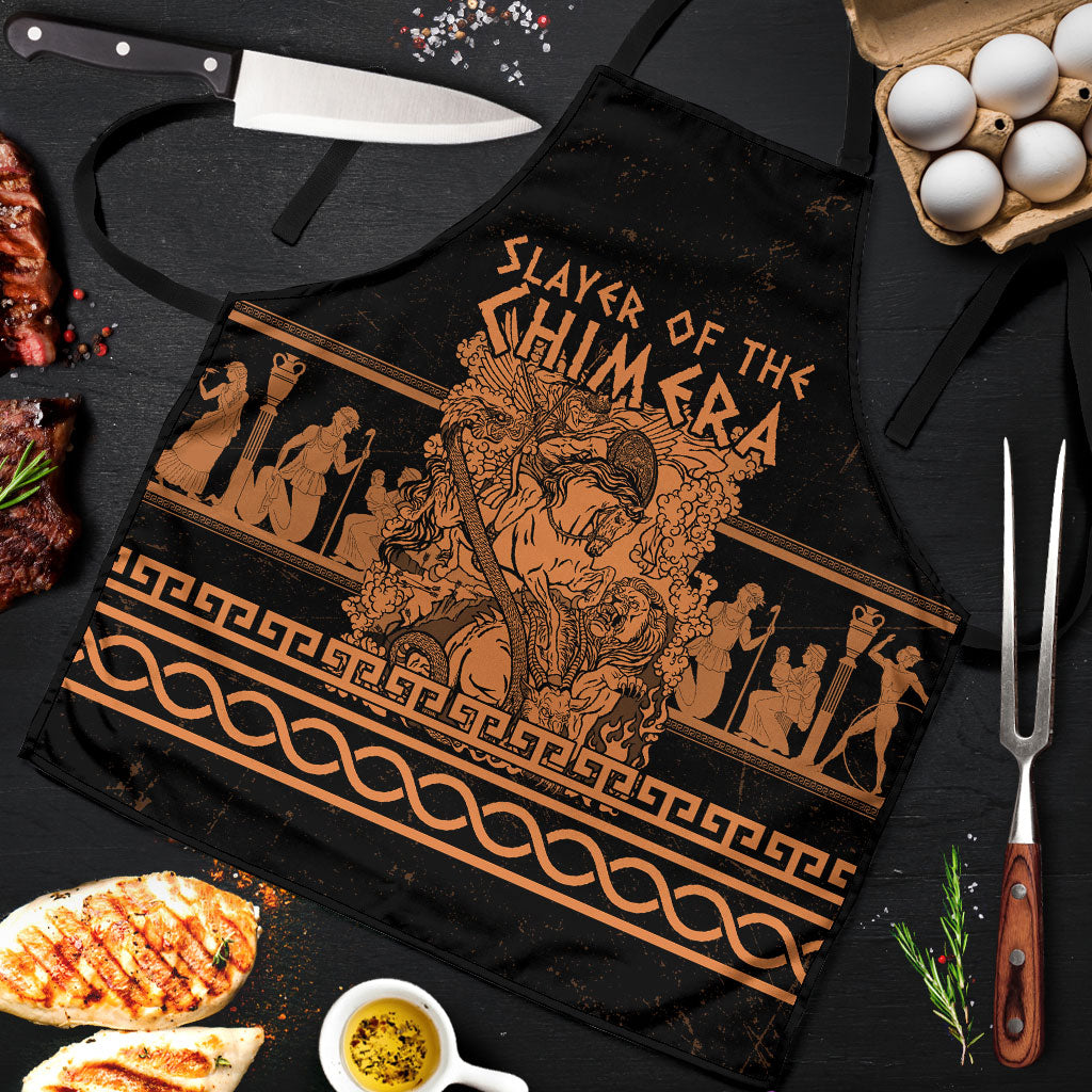 Bellerophon Vs Chimera Greek Mythology Apron Ancient Greek Heroic