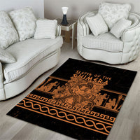 Bellerophon Vs Chimera Greek Mythology Area Rug Ancient Greek Heroic
